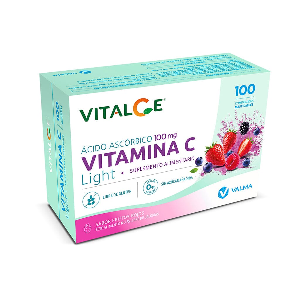 Vitamina C Ligth 100 mg x 100 Comprimidos Masticables VALMA